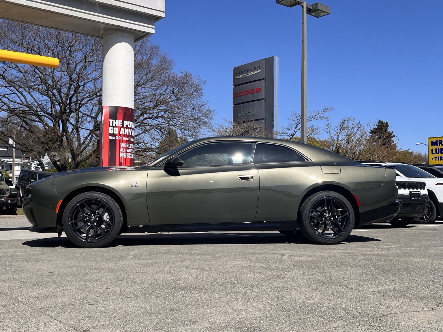 2026 Dodge Charger side olive