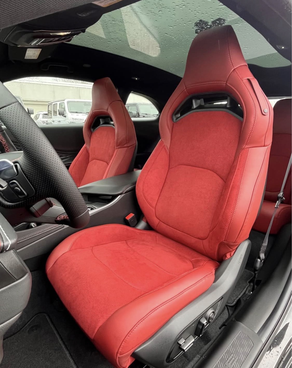 2026 Dodge Charger red sport seats