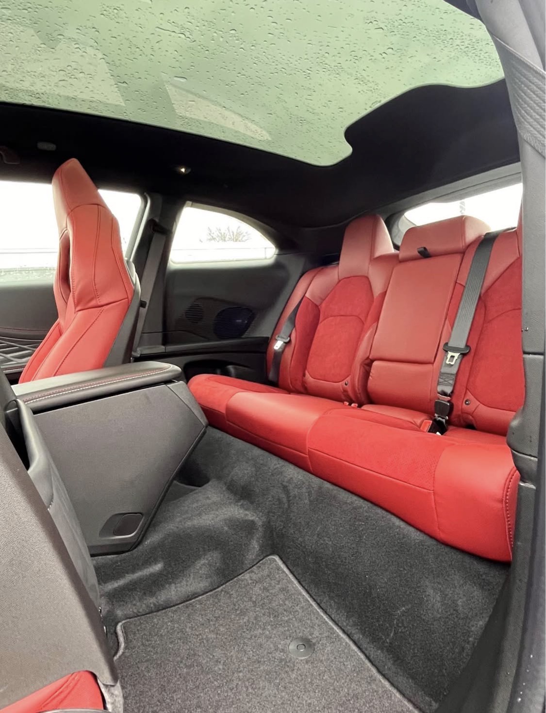 2026 Dodge Charger rear red seats
